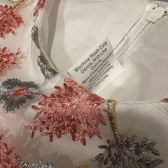 24m/2T Toddler Easter Flower Girl Lace Dress Wedding Formal Dresses Pink/peach - Picture 9 of 11